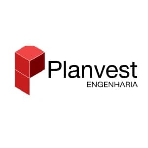 Logotipo Planvest Engenharia em destaque